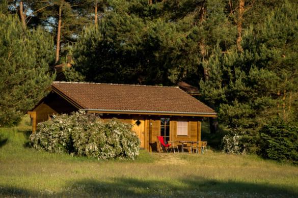 Ferienhaus-Park Brennickenswerder Lychen Esterno foto
